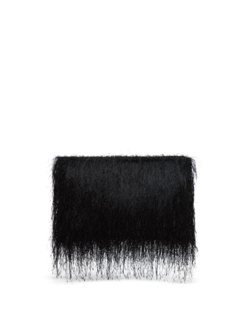 Loulou de Saison Evano fringed rectangular clutch bag