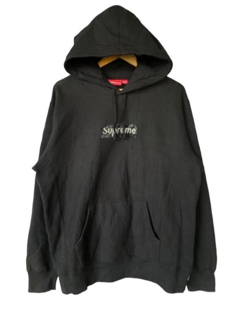 Supreme x swarovski box logo hoodie