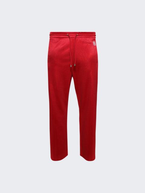 Loewe Technical Jersey Tracksuit Trousers Dark Raspberry