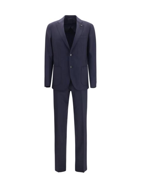 LARDINI Lardini Wool-blend Tailored Suit Blue Men