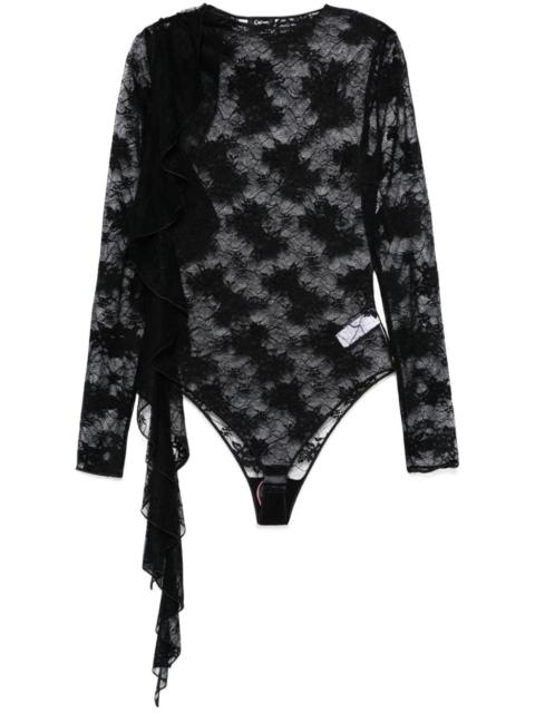 Oséree Lace Volant Sleeves Body