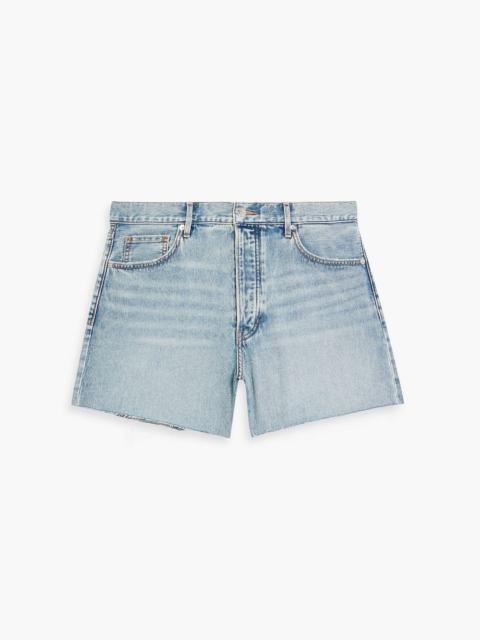 VERONICA BEARD Ellis distressed denim shorts