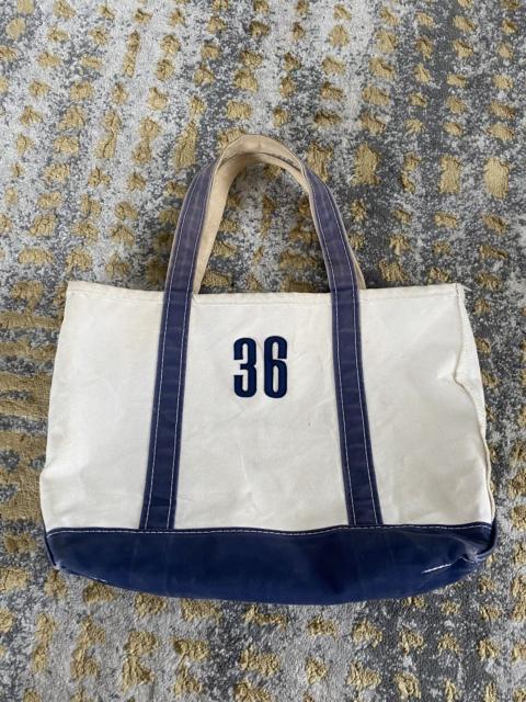 Other Designers L.L. Bean × Vintage - VINTAGE LL BEAN BOAT AND TOTE BAG 36 NUMBER CANVAS BAG