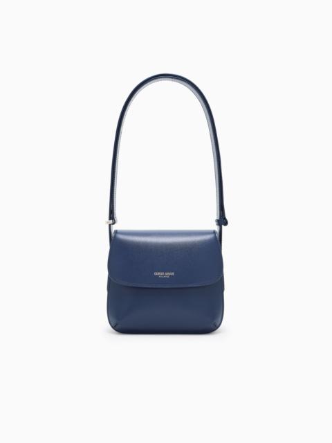 GIORGIO ARMANI SMALL PALMELLATO-LEATHER LA PRIMA BAG