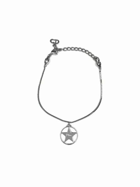 Dior Christian Star Pendant Bracelet, Silver
