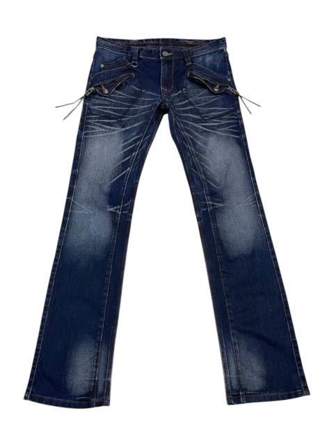 Other Designers Vintage NICOLE CLUB for MEN Denim Kapital Vibes, Gem Detail