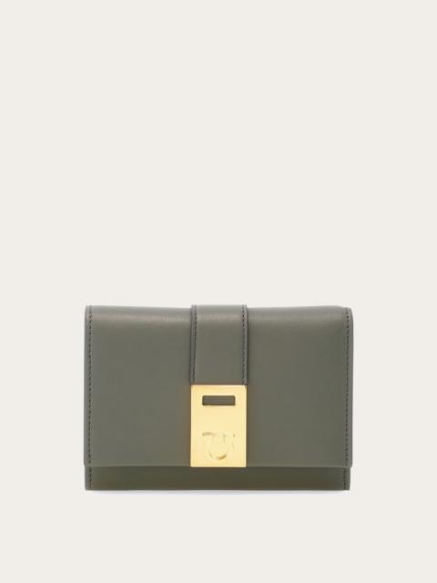 FERRAGAMO Hug compact wallet