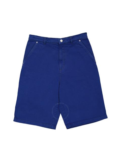 KENZO Kenzo Men's Electric Blue Bermuda Cotton Shorts