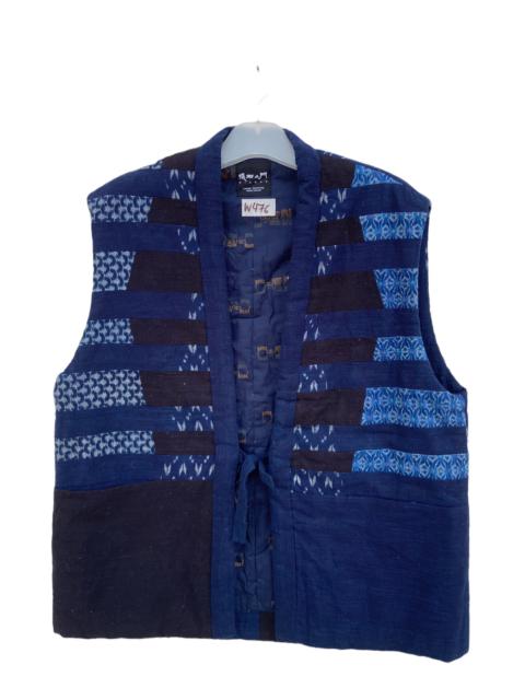 Other Designers Japanese Brand - Giemon Kurume Japanese Traditional Vest