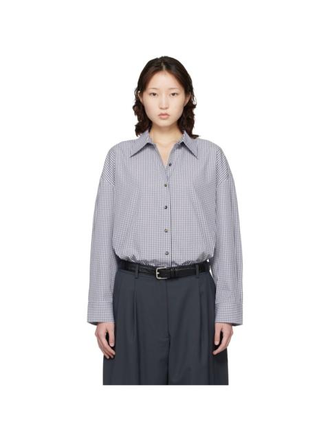 CORDERA Gray & White Oversized Shirt