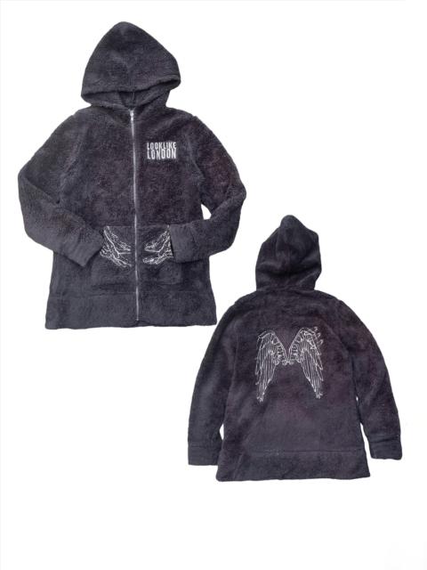 Other Designers Japanese Brand - Glad News Japan angel wing women bulky fleece hoodies