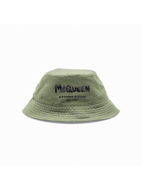 Alexander McQueen Graffiti Bucket Hat Size M Green - NWT $410