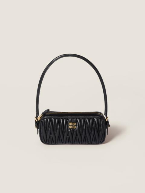 Miu Miu Matelassé nappa leather pouch