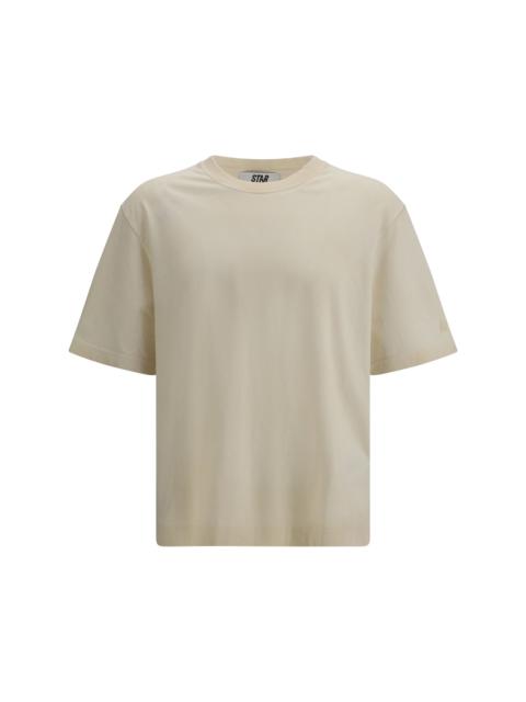 Golden Goose Golden Goose Men Star/ Unisex Relaxed Fit T-Shirt/ Cotton
