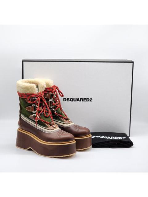 Dsquared2 Platform Lace Up Boots - EU 38 / US 7.5 $1395