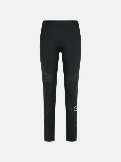 adidas 'TRUEPACE' BLACK POLYESTER BLEND RUNNING LEGGINGS