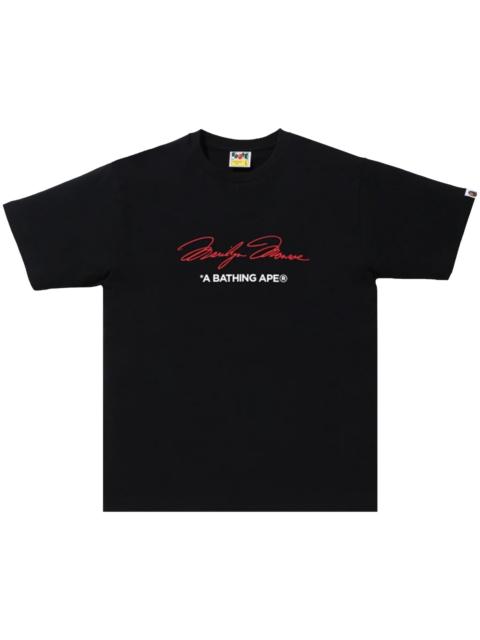 A BATHING APE® BAPE x Marilyn Monroe Tee #2 'Black'