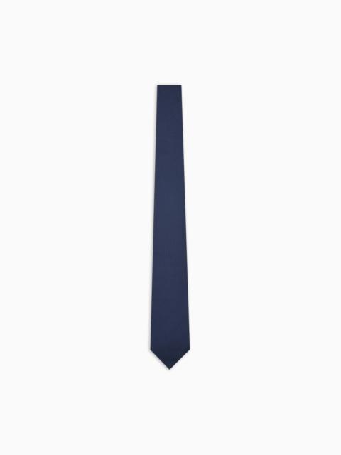 EMPORIO ARMANI PURE SILK MICRO-TEXTURED TIE