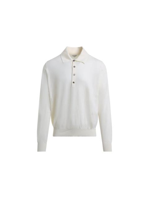 Bottega Veneta Bottega Veneta Long Sleeves Cashmere Polo Men