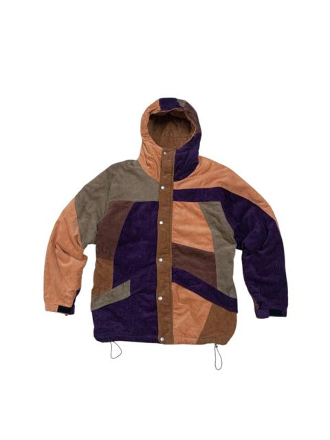 Other Designers Japanese Brand - Vtg Phatee Wear Thermolite Patchwork Cord Puffer Jacket