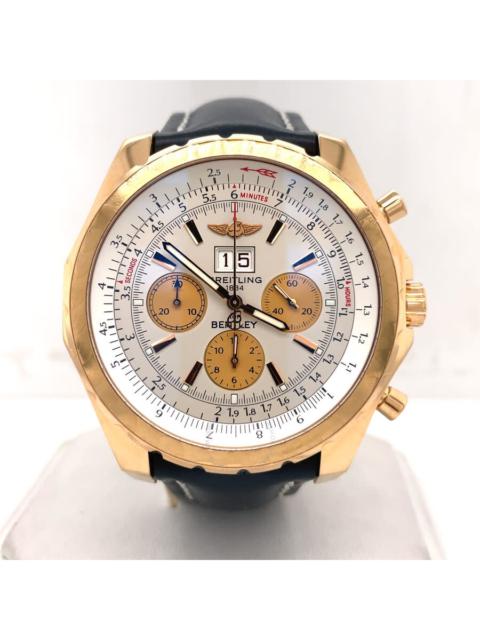 BREITLING Pre-owned Breitling Bentley Chronograph Automatic Chronometer Silver Dial Men's Watch H44363