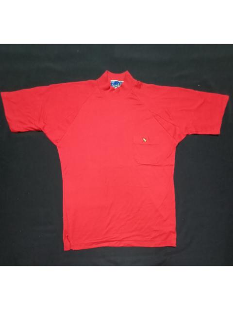 Other Designers Vintage - Vintage Arnold Palmer Red Turtle Neck Shirt Embroidery Logo