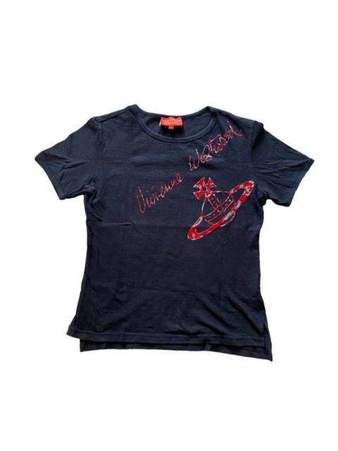 Vivienne Westwood Vivienne Westwood velvet logo tee