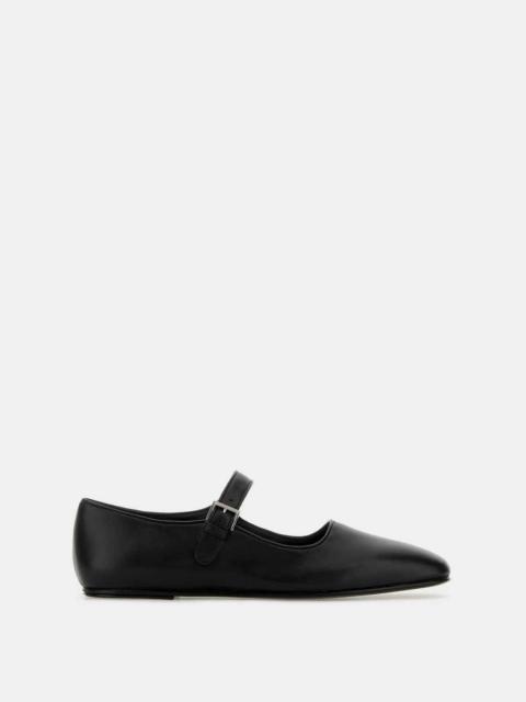 The Row Black Ava Flat