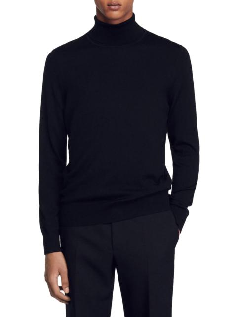Sandro Wool Turtleneck Sweater