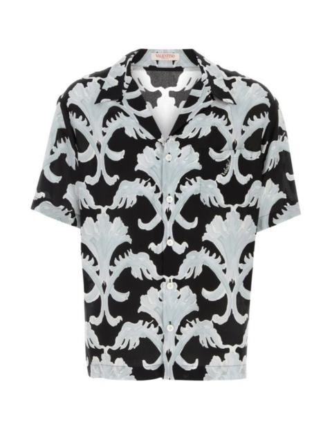 Valentino Garavani Man Printed Silk Shirt