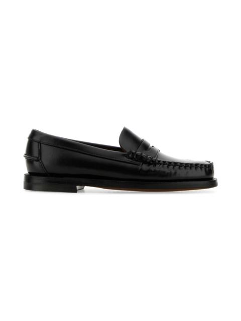 SEBAGO Black Leather Classic Dan Loafers