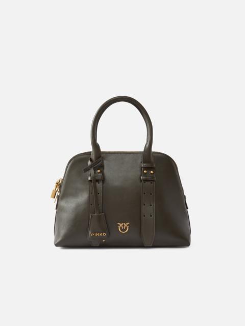 PINKO ESCAPE BAG MEDIUM LEATHER HANDBAG