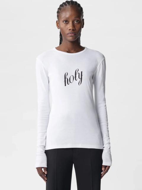 Ann Demeulemeester Fiene Printed Long Sleeve T