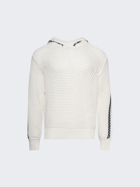 ORLEBAR BROWN Kirk Stitch Hoodie Sea Mist And Night Iris