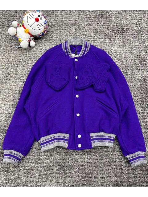 Louis Vuitton LV Wizard of Oz Purple Embossed Baseball JKT 48