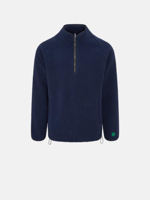 GLOVERALL Men's Somerset Zip Fleece Navy