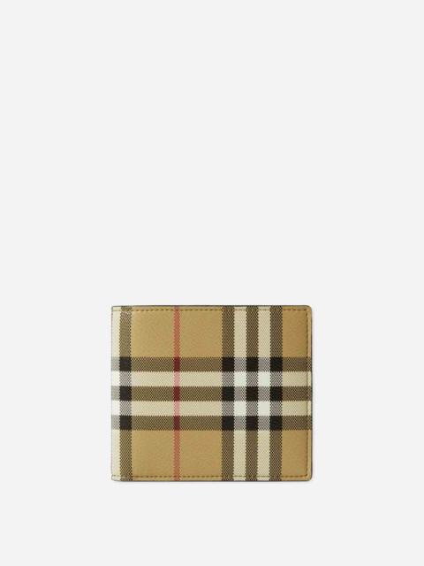 Burberry CHECK FOLDING WALLET