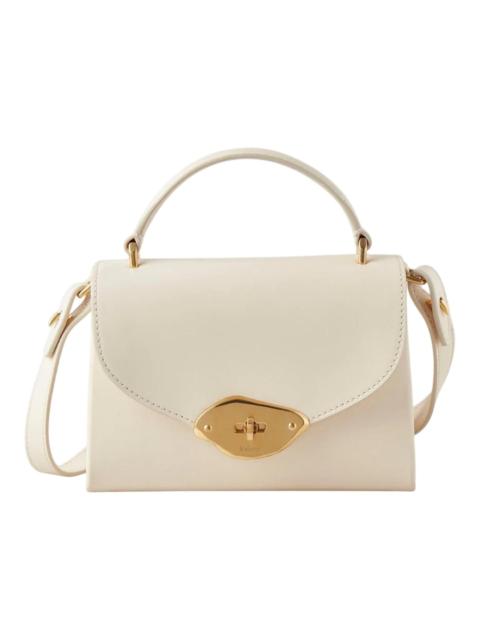 Mulberry Small Lana Top Handle Eggshell High Gloss Leather