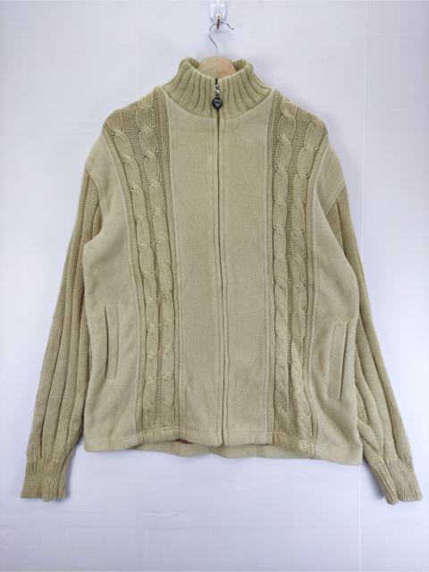 Other Designers Vintage Mcm Knit Sweater Jacket Zipper