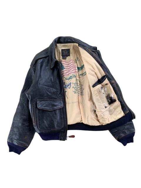 Other Designers Us Air Force - 1989 Avirex Type A2 US Army Air Force Leather Jacket