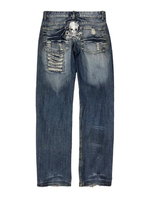 Other Designers If Six Was Nine - Japanese brand 25 Energy distressed skull jeans