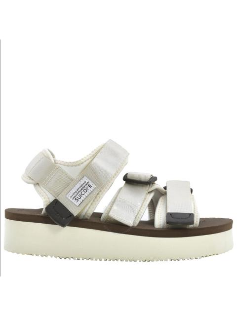 Suicoke Ivory X Brown Kisee-Po Sandals
