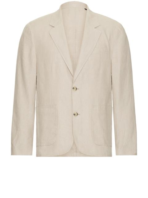 Vince Relaxed Hemp Blazer