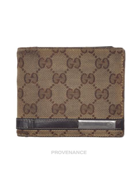 GUCCI Gucci Bifold Wallet - GG Canvas Brown