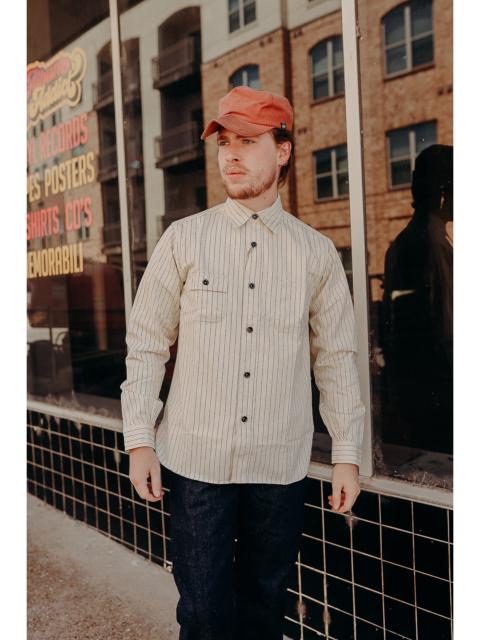 SUGAR CANE SC27076 SUGAR CANE FICTION ROMANCE WORK SHIRT- WHITE WABASH