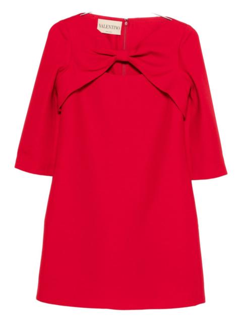 Valentino Wool And Silk Mini Dress