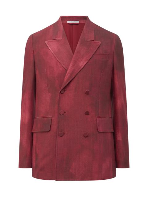 GABRIELA HEARST Nico Blazer in Bordeaux Virgin Wool