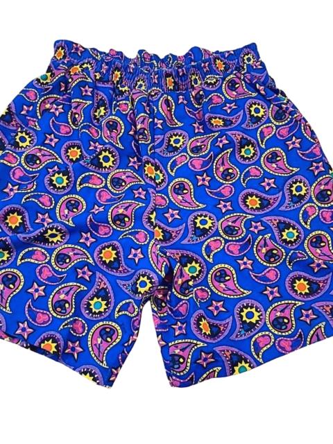 Other Designers Other - Ken Done Art to Wear Paisley Shorts M Vintage USA
