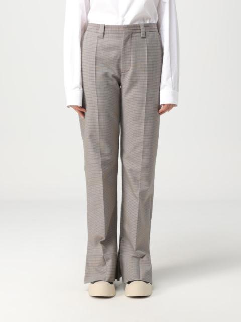 Marni Marni pants in wool blend with houndstooth pattern