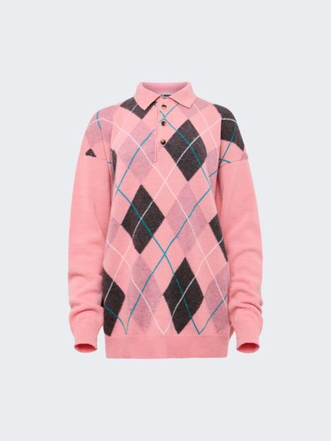 JW Anderson X Pringle Polo Bubblegum